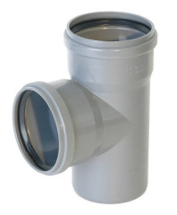 Тройник канализационный 87° Политэк