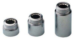 Удлинитель Внутренний-Наружный Viega хром 1", 100мм