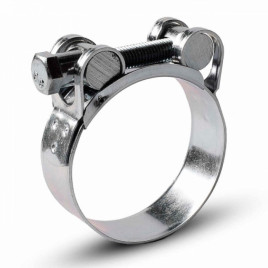 Хомут усиленный одноболтовый, оцинкованная сталь TIM 20-22мм