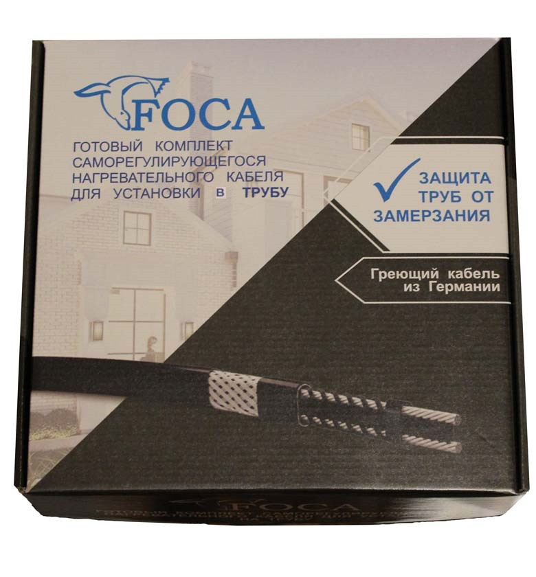 Греющий кабель саморегулирующийся в трубу FOCA 10 м - фото 1