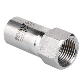 Вставка с внутренней резьбой, нержавеющая сталь VALTEC 22 мм х 1"