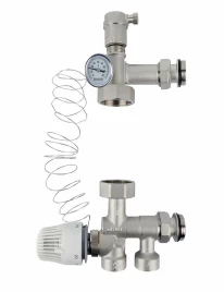 Насосно-смесительный узел  MINI для систем отопления 20-60°C ,130-180мм(без насоса)ZEISSLER