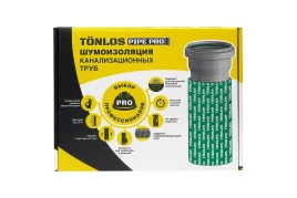 Комплект для шумоизоляции канализационных труб TONLOS PIPE Pro