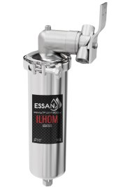 Фильтр магистральный из нержавейки ESSAN ILHOM для горячей и холодной воды 10SL, 1/2"
