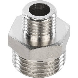 STOUT Ниппель НН переходной никелированный 1 1/2"-1" SFT-0004-001121