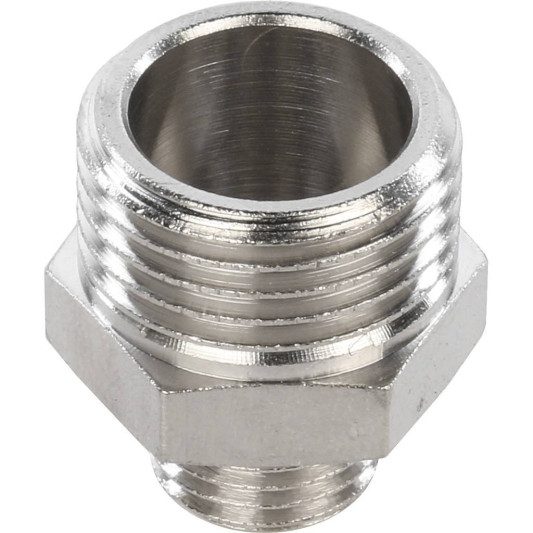STOUT Ниппель НН переходной никелированный 1 1/2"-1" SFT-0004-001121
