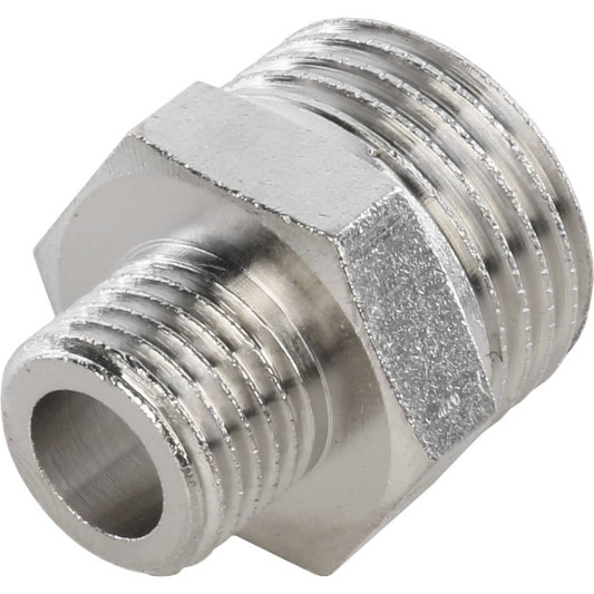 STOUT Ниппель НН переходной никелированный 1 1/2"-1" SFT-0004-001121