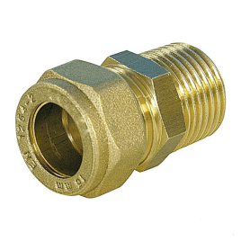 Соединитель прямой с наружной резьбой COMISA Ф22-1/2"