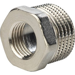 STOUT Футорка никелированная 1/2"-1/4"