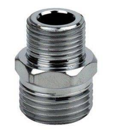 Ниппель переходной RR хром 1"-1/2"