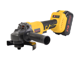 Углошлифовальная машина аккумуляторная АУШМ-21Li/125 (в комплекте 2 АКБ и ЗУ) в кейсе Eurolux