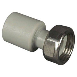 Муфта прямая с накидной гайкой FV-Plast Ф20-1/2"