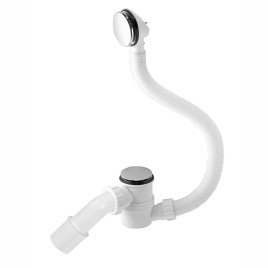 Сифон для ванны автомат сатиновый/хром 1 1/2-40/50 McAlpine